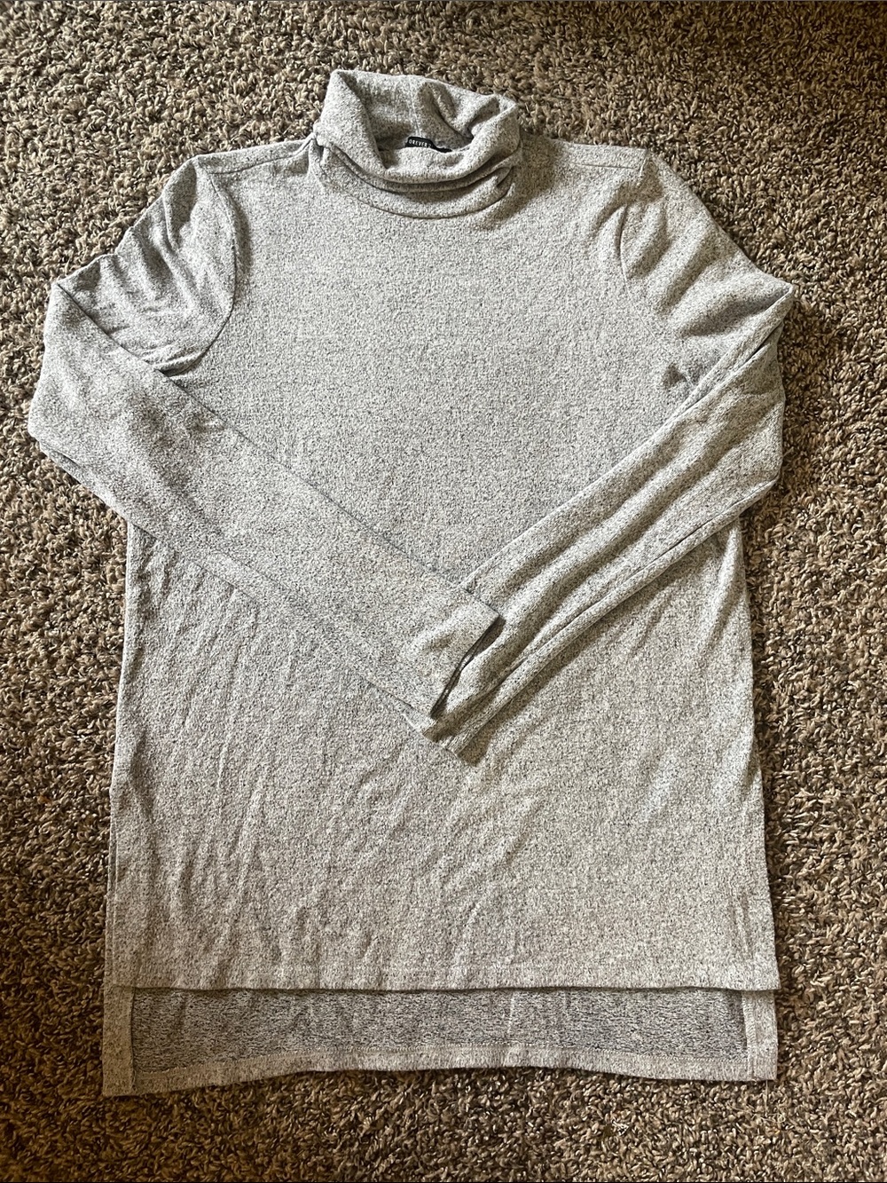 Forever 21 Heather Gray Turtleneck Pullover Sweater